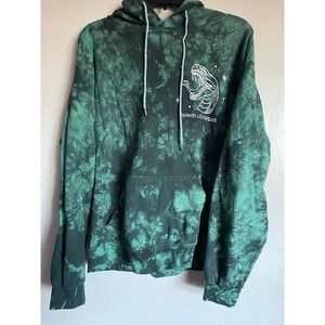 Assholes*s Live Forever Tye Dye Green Snake Serpiente Pullover Hoodie Mens L